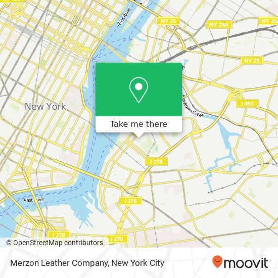 Merzon Leather Company map