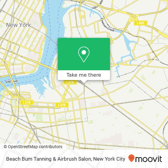 Beach Bum Tanning & Airbrush Salon map