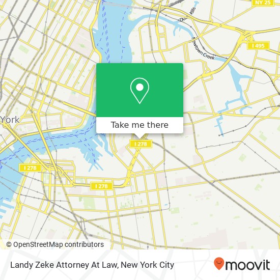 Landy Zeke Attorney At Law map