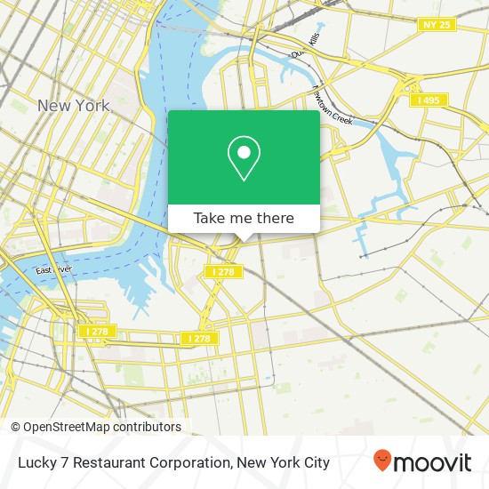 Mapa de Lucky 7 Restaurant Corporation