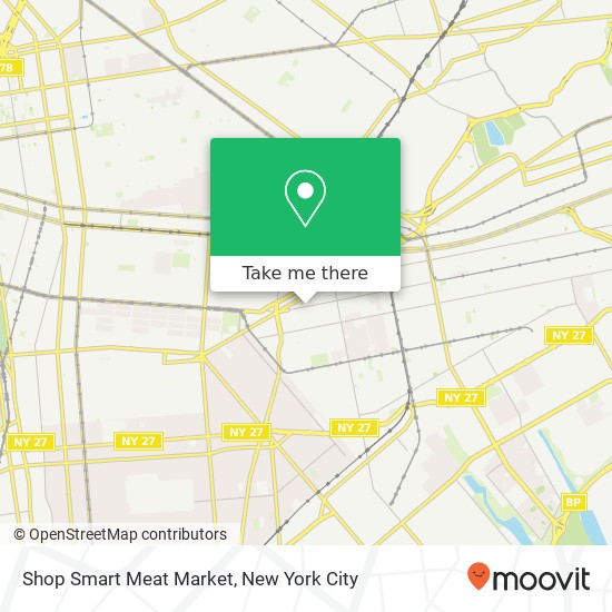 Mapa de Shop Smart Meat Market