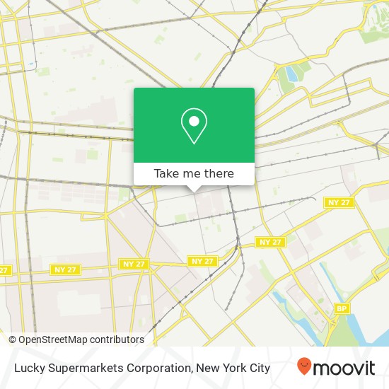 Lucky Supermarkets Corporation map