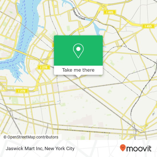 Jaswick Mart Inc map