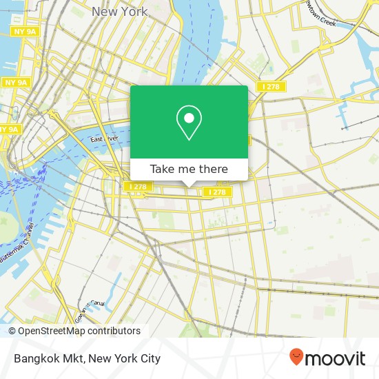 Mapa de Bangkok Mkt