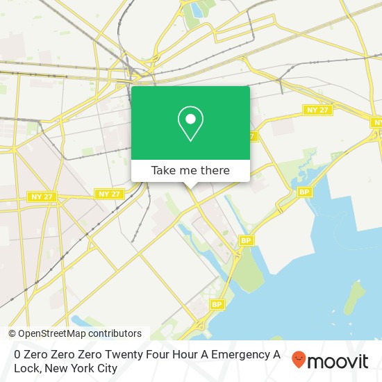 Mapa de 0 Zero Zero Zero Twenty Four Hour A Emergency A Lock