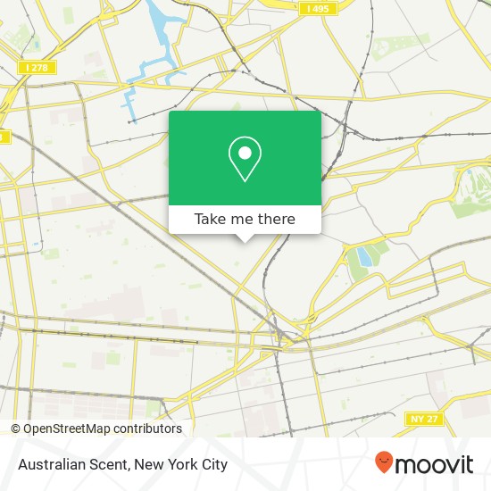 Mapa de Australian Scent
