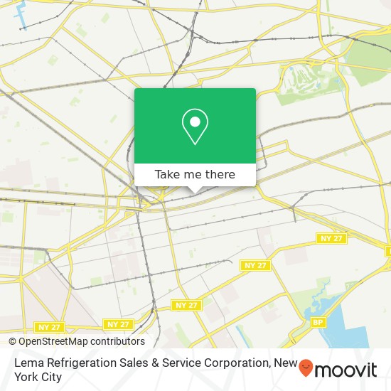 Lema Refrigeration Sales & Service Corporation map