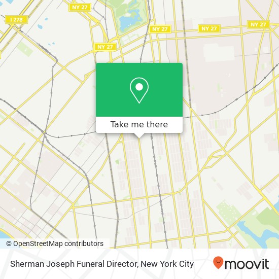 Mapa de Sherman Joseph Funeral Director