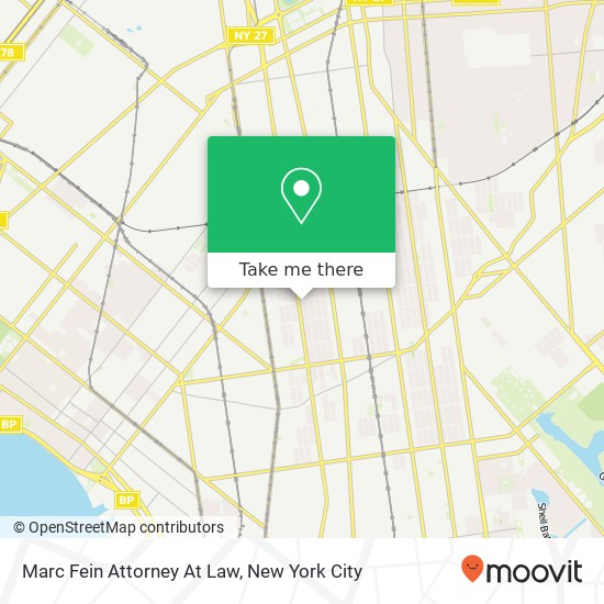 Marc Fein Attorney At Law map