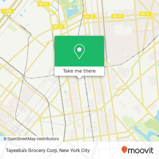 Mapa de Tayeeba's Grocery Corp