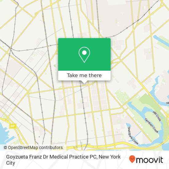 Goyzueta Franz Dr Medical Practice PC map