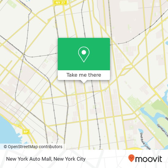 Mapa de New York Auto Mall