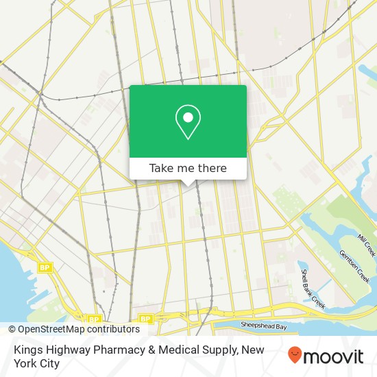 Kings Highway Pharmacy & Medical Supply map