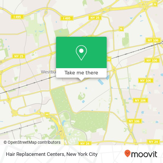 Hair Replacement Centers map
