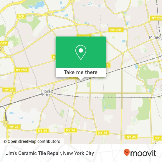 Mapa de Jim's Ceramic Tile Repair