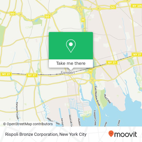 Mapa de Rispoli Bronze Corporation