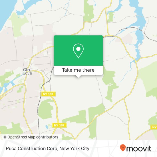 Puca Construction Corp map