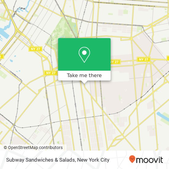 Subway Sandwiches & Salads map