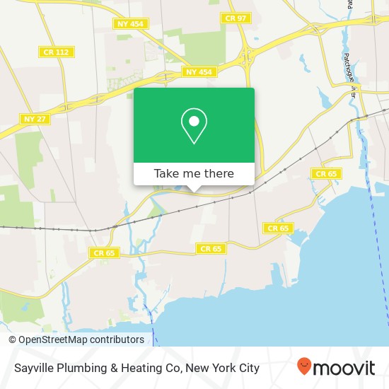 Mapa de Sayville Plumbing & Heating Co