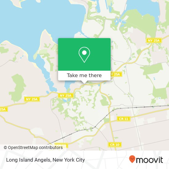 Long Island Angels map