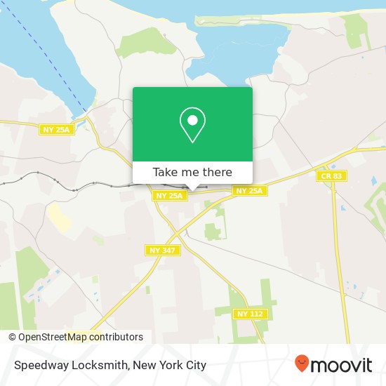 Speedway Locksmith map