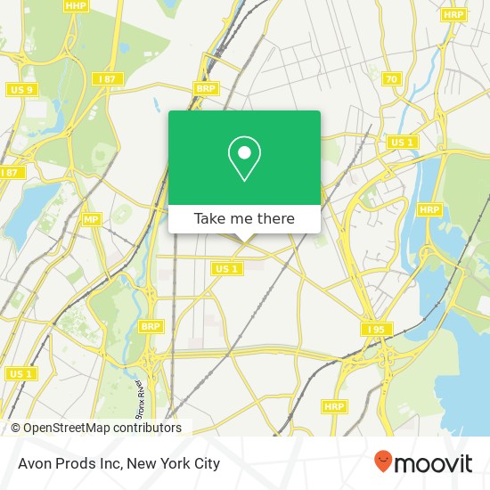 Avon Prods Inc map