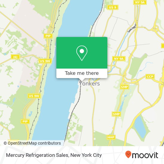 Mapa de Mercury Refrigeration Sales