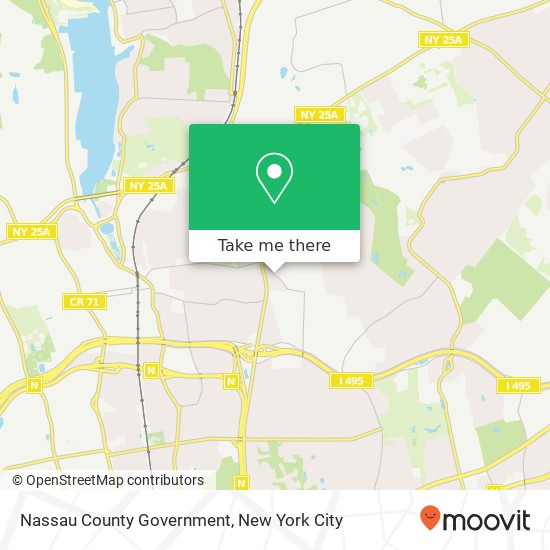 Mapa de Nassau County Government