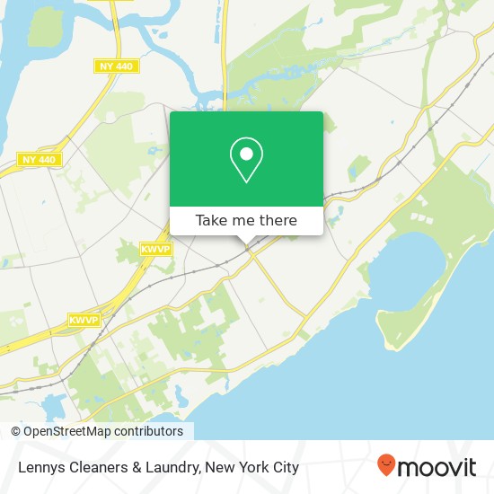 Lennys Cleaners & Laundry map