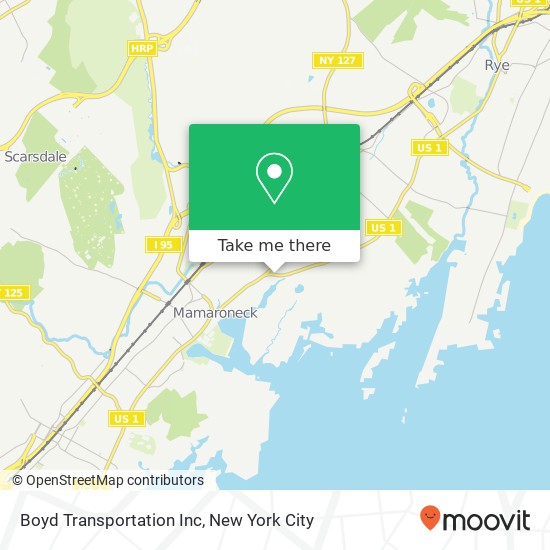 Mapa de Boyd Transportation Inc