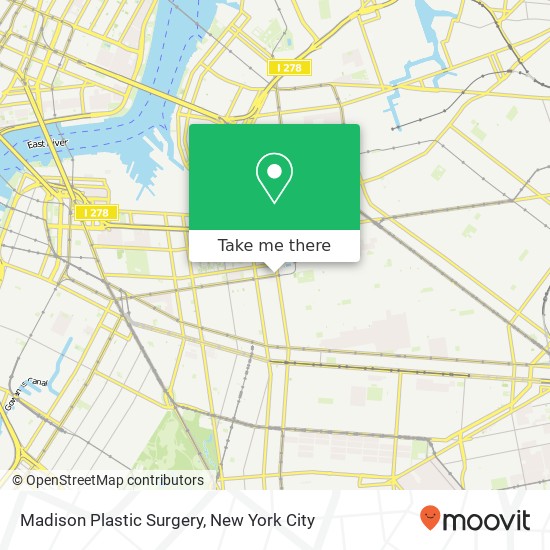 Madison Plastic Surgery map