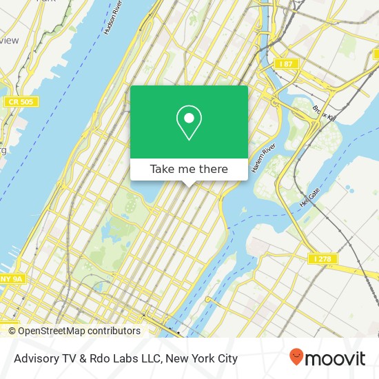 Advisory TV & Rdo Labs LLC map