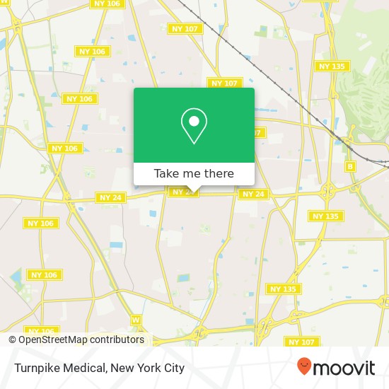 Turnpike Medical map