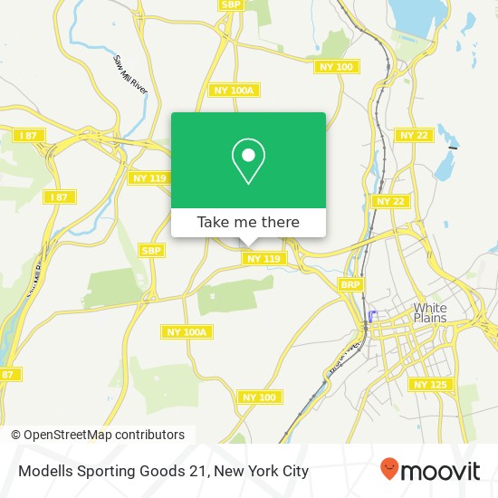 Modells Sporting Goods 21 map