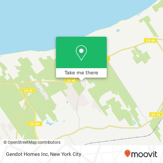 Gendot Homes Inc map