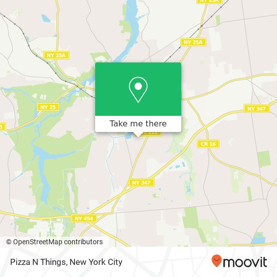 Pizza N Things map