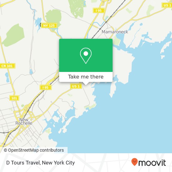 D Tours Travel map