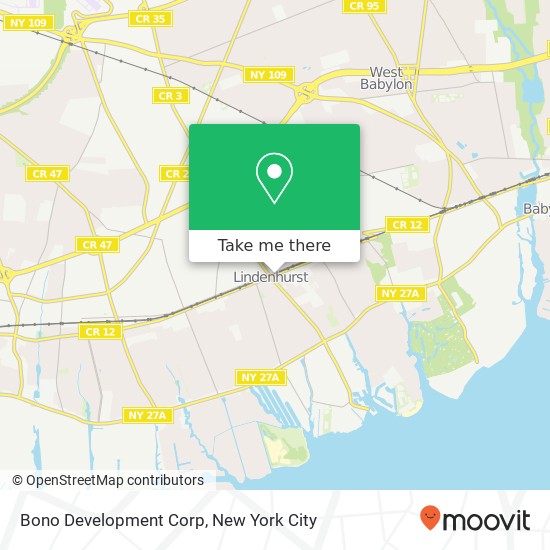 Bono Development Corp map