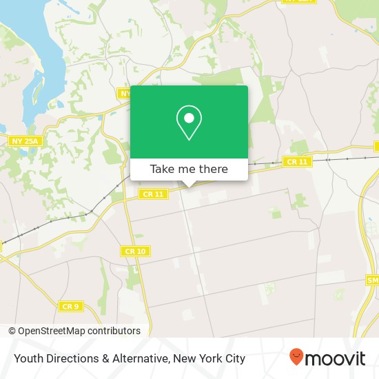 Mapa de Youth Directions & Alternative