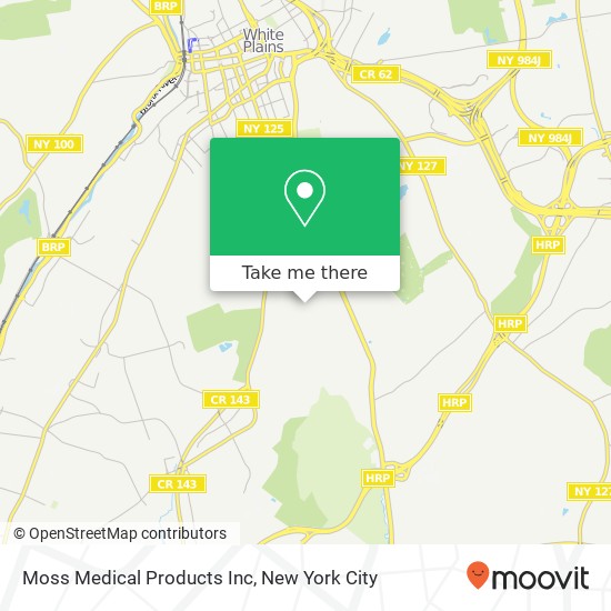 Moss Medical Products Inc map