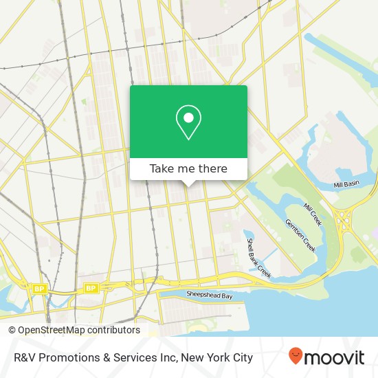 R&V Promotions & Services Inc map
