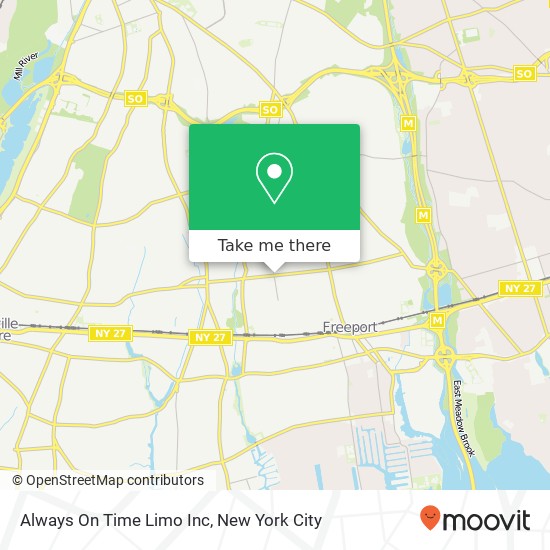 Mapa de Always On Time Limo Inc