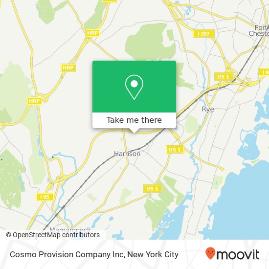 Cosmo Provision Company Inc map
