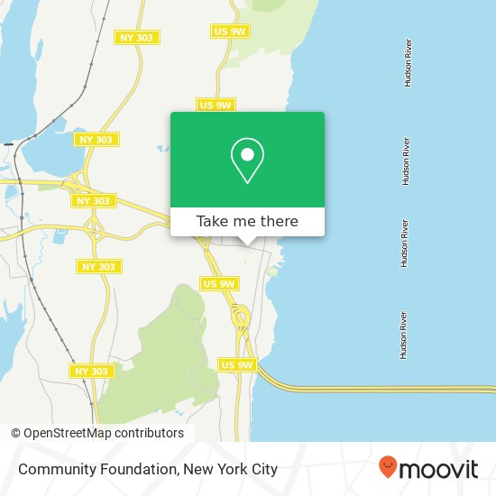 Community Foundation map