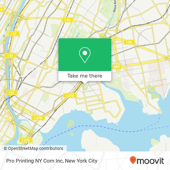 Mapa de Pro Printing NY Com Inc