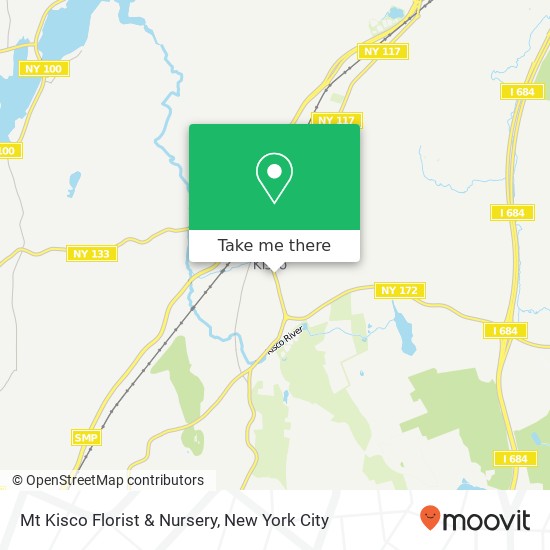 Mt Kisco Florist & Nursery map