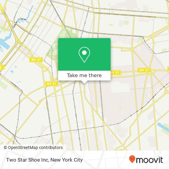 Two Star Shoe Inc map