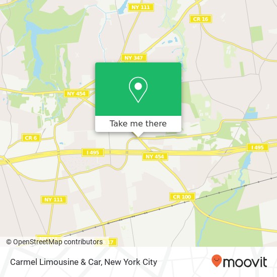 Carmel Limousine & Car map