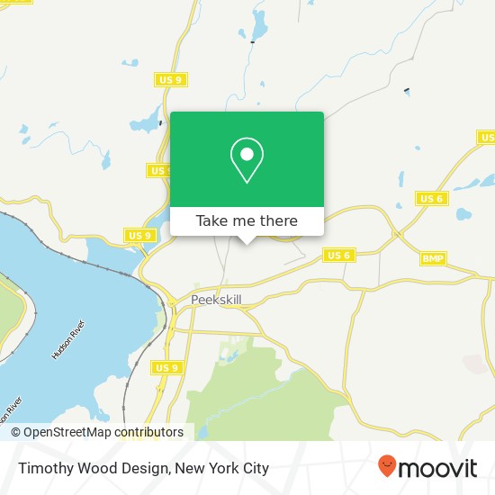 Timothy Wood Design map