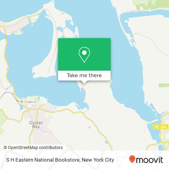 S H Eastern National Bookstore map